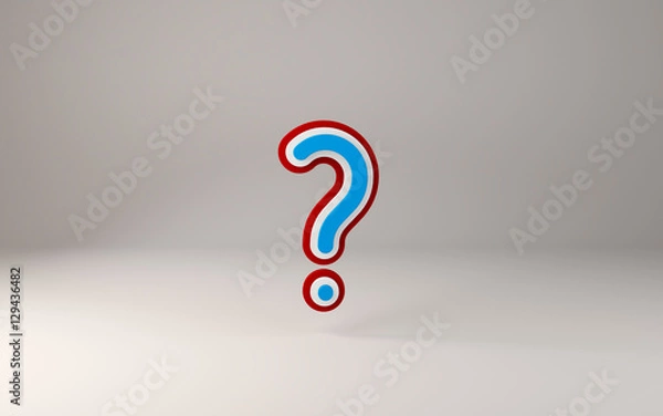 Obraz Point d'interrogation Cocarde