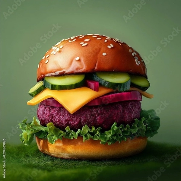 Fototapeta An image of healthy food and diet food with low calories and low fat