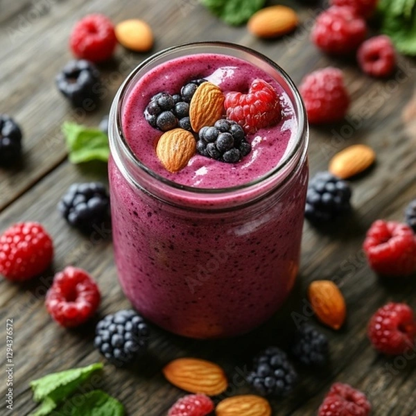 Fototapeta An image of healthy food and diet food with low calories and low fat