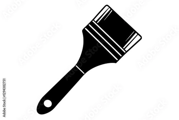 Fototapeta "Classic Paintbrush Flat Icon for App – Artistic Design Vector"