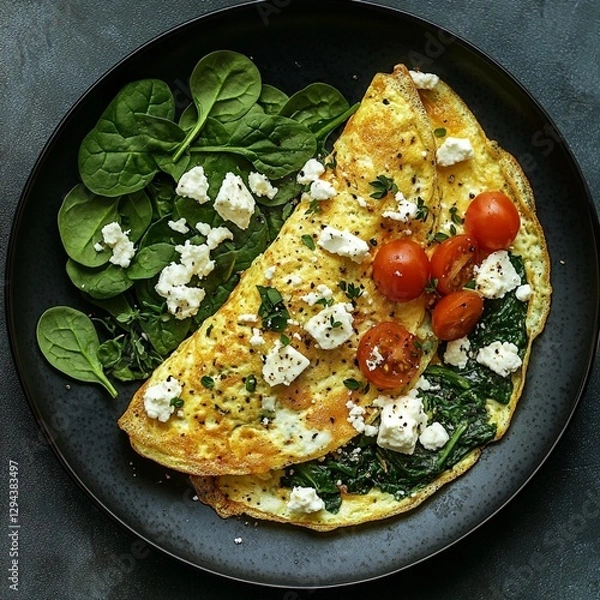 Fototapeta An image of healthy food and diet food with low calories and low fat