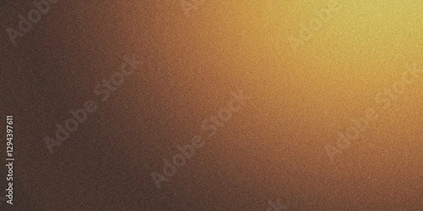 Obraz Golden Abstract Grainy Gradient Noise Texture Background with Soft Blurred Effect for Luxurious and Modern Digital Design