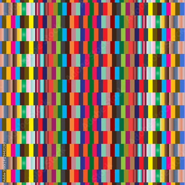 Fototapeta Premium Vector Modern multi color vector geometric pattern