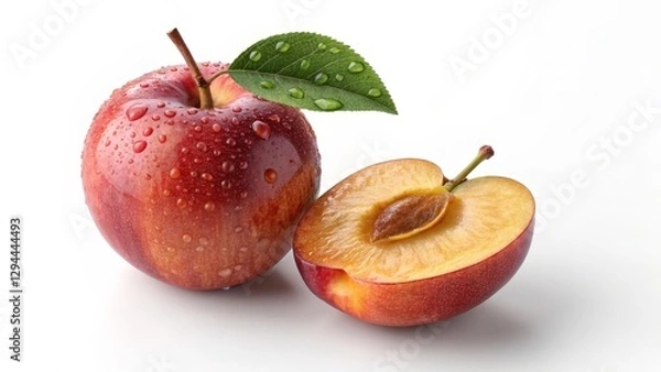 Obraz red apples isolated on white background