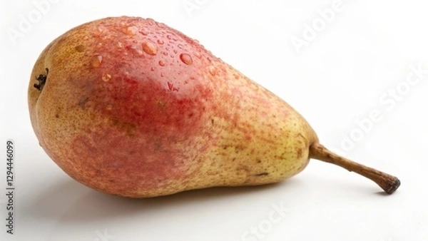 Fototapeta pear on white background