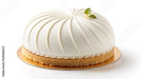 Fototapeta cake on white background