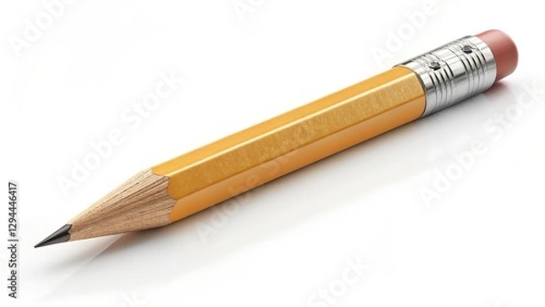 Obraz pencil on white background