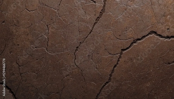 Fototapeta Cracked earth surface dry landscape nature texture arid environment close-up view geology concept for seo impact