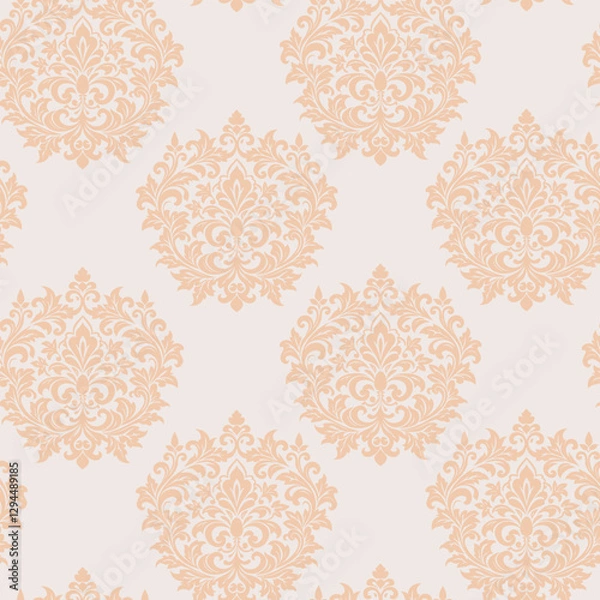 Fototapeta luxury seamless pattern with floral elements