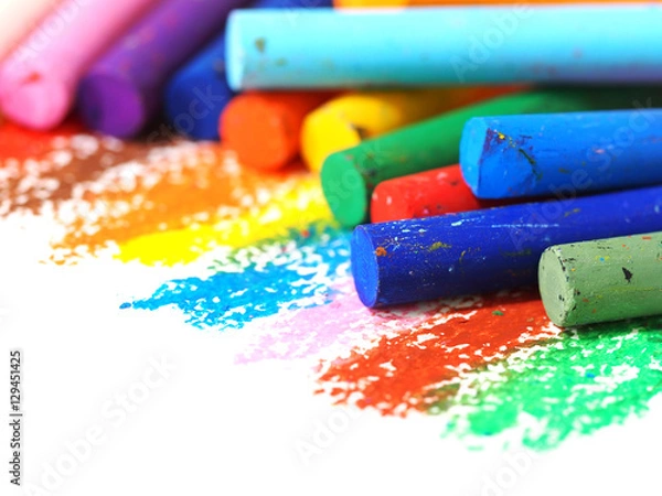 Obraz colorful crayons