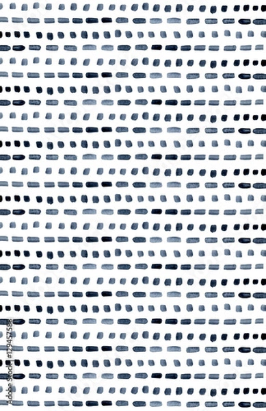 Obraz Deep Indigo Dot  Pattern