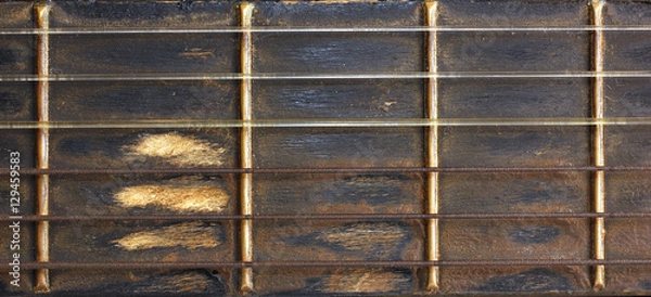 Obraz old texture of guitar classic detail