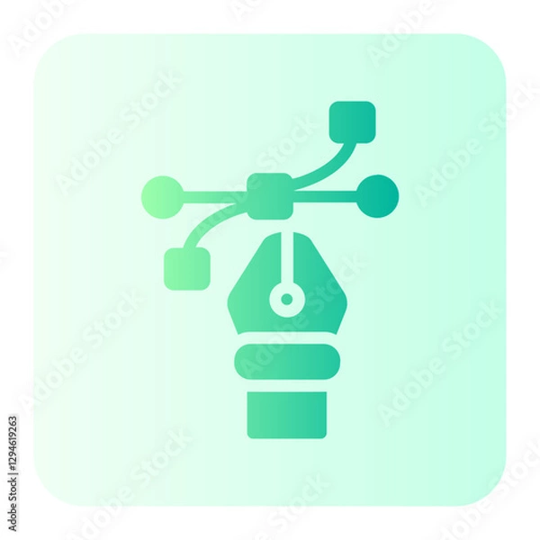 Obraz Vector gradient icon