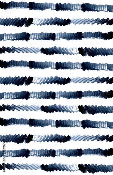 Obraz Deep Indigo Stripe Pattern