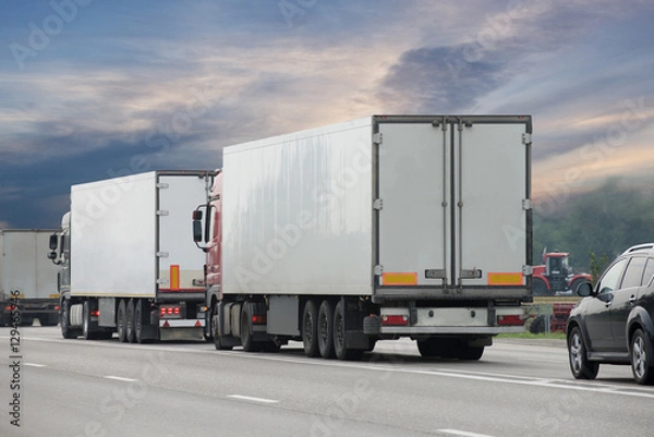 Obraz Trucks on the road