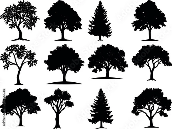 Fototapeta Tree bundle design vectors