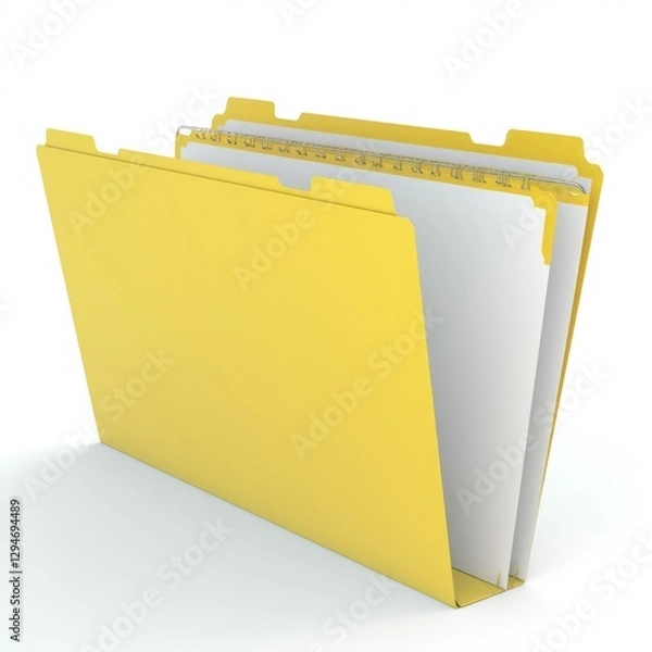 Fototapeta Professional Background Flat Folder Insights for Modern Applications