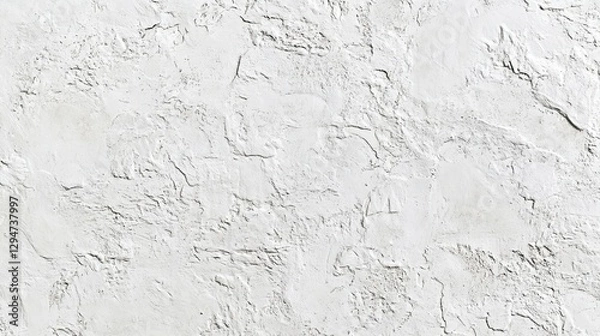 Fototapeta The white recycled craft paper background has a vintage grey tone with a rough, creased texture, resembling aged newspaper, and ample space for text.







