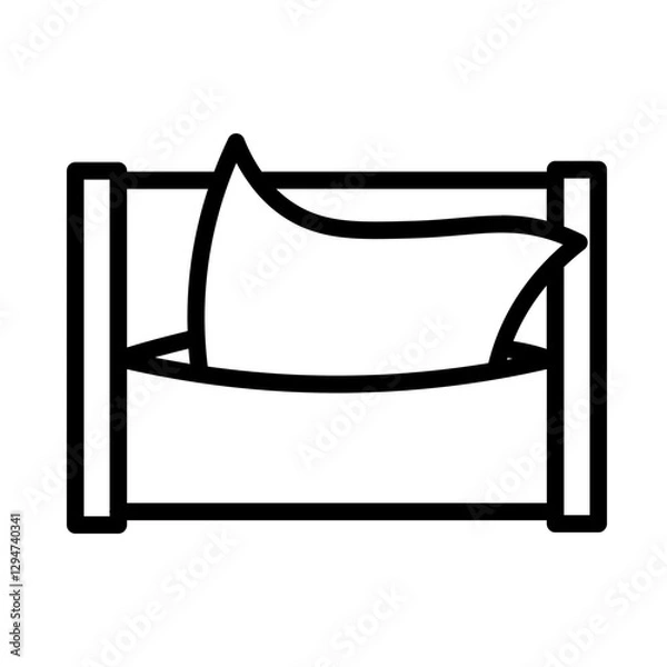 Fototapeta Tissue box Vector illustration Icon