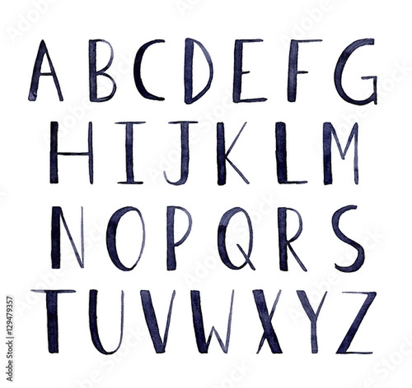 Obraz Hand Painted Alphabet