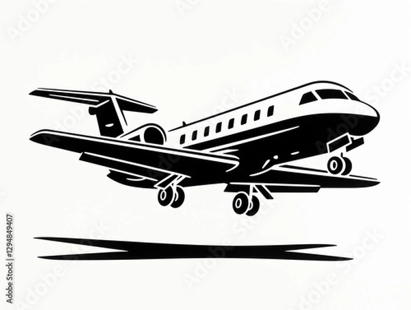 Obraz airplane in the sky