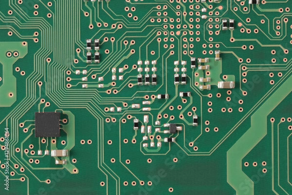 Fototapeta 電子回路基板　クローズアップ