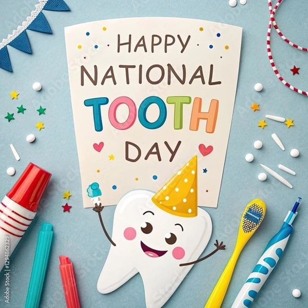 Obraz happy teeth day