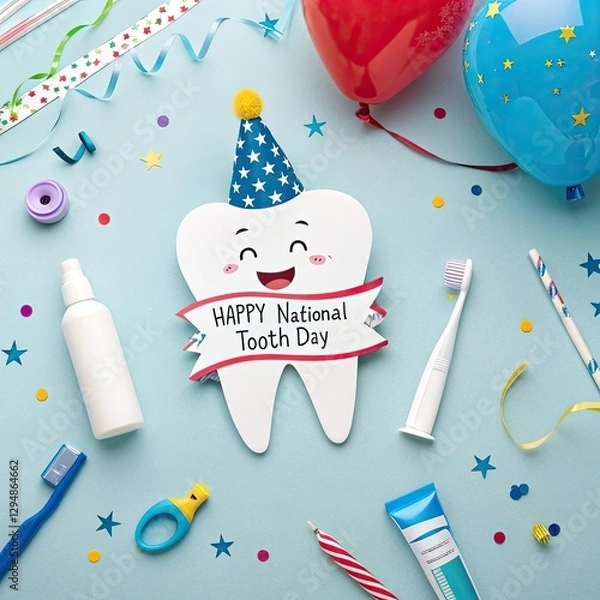 Obraz happy teeth day