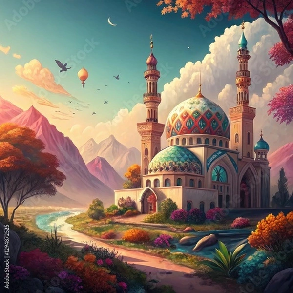 Obraz st basil cathedral in moscow