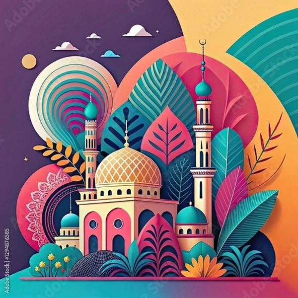 Obraz st basil cathedral in moscow