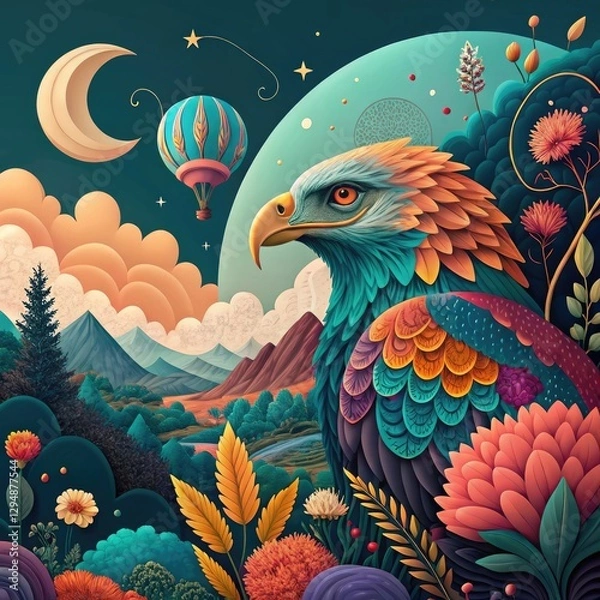 Obraz st basil cathedral in moscow