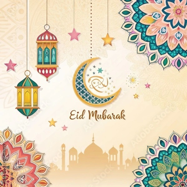 Fototapeta eid mubarak 