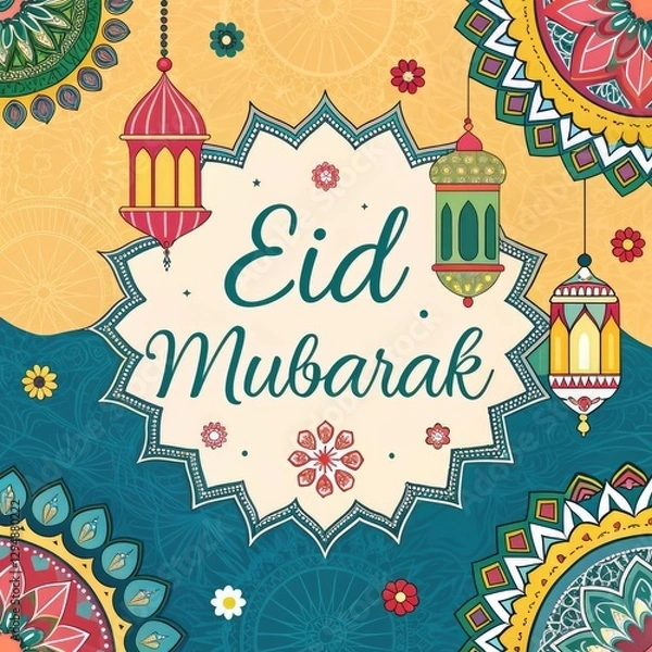 Fototapeta eid mubarak 