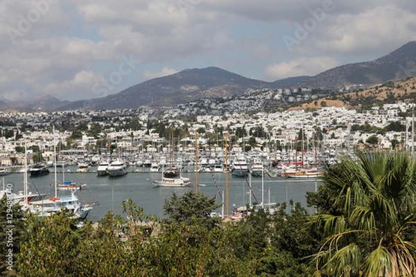 Fototapeta Bodrum Town in Mugla City, Turkey