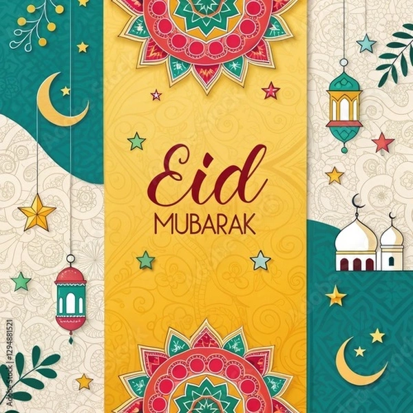 Fototapeta eid mubarak 