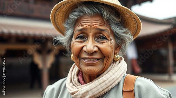 Fototapeta Grandma smiling