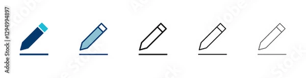 Fototapeta Edit icon vector isolated on white background. Pencil icon. sign up Icon vector. edit text