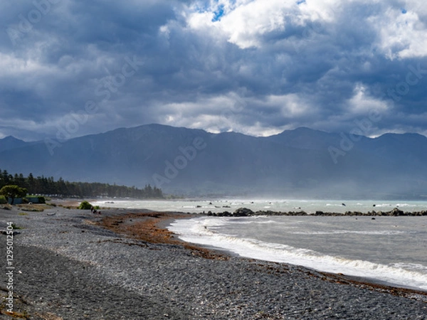 Obraz Kaikoura Bay After a Storm, New Zealand