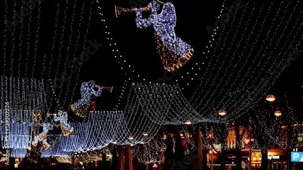 Obraz illuminations de nöel à Reims