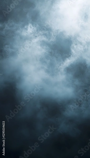 Fototapeta Ethereal abstract smoke forms a dreamy and atmospheric composition