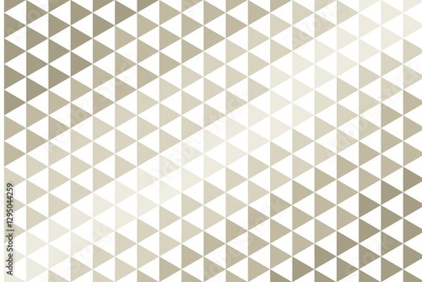 Fototapeta Soft brown and beige triangular geometric pattern with a modern structured design. Abstract symmetry concept