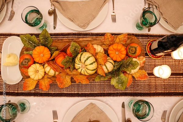 Obraz Thanksgiving: Table setting