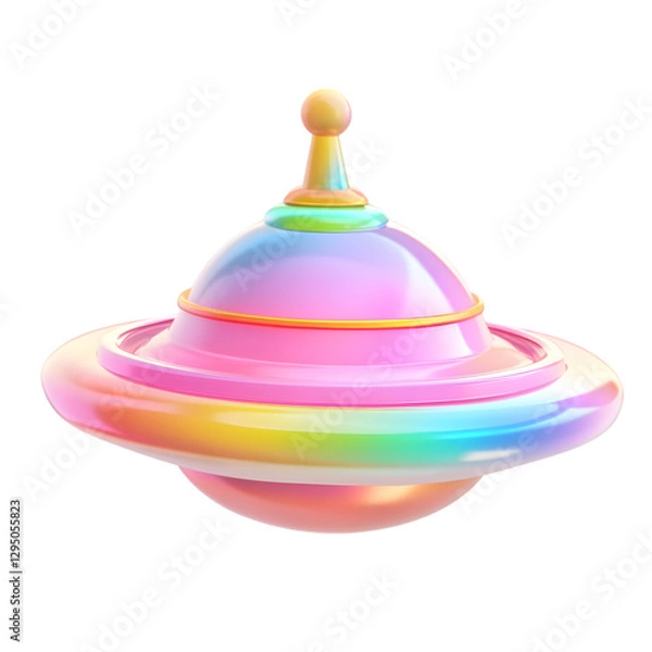 Obraz 3d colorful plastic toy