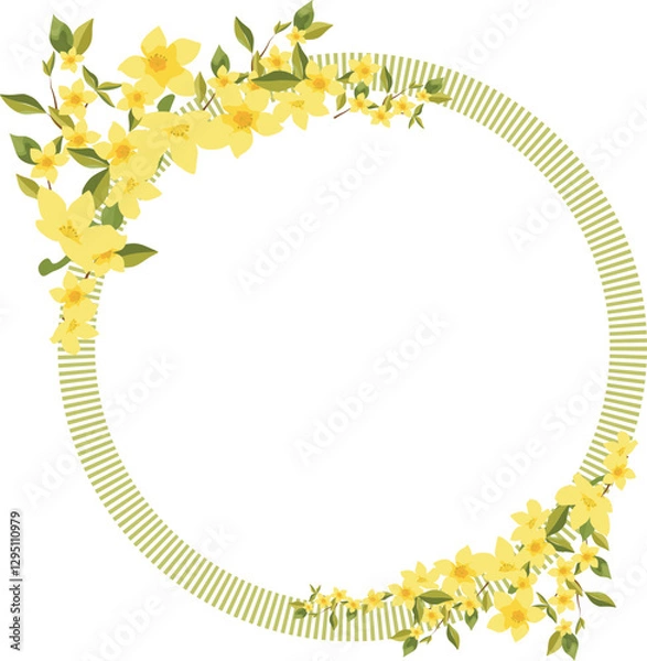 Fototapeta 꽃프레임