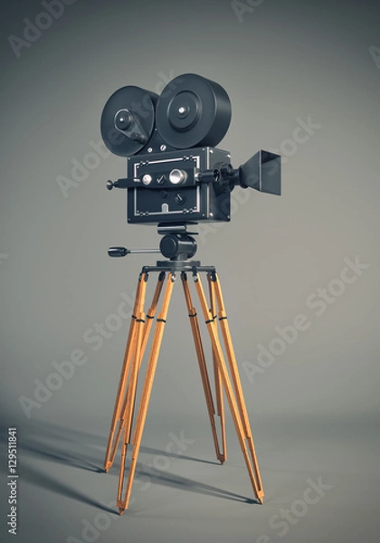 Obraz Movie Camera Retro