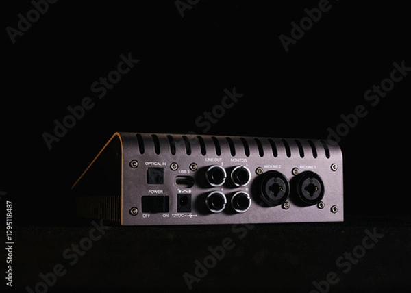 Fototapeta audio control panel, Audio interface