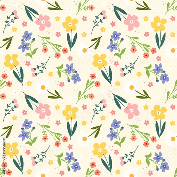 Obraz seamless floral pattern
