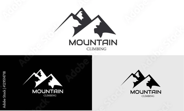 Obraz mountain logo vector