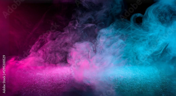 Obraz abstrack colorfull fog background 