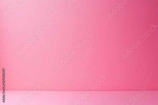 Obraz Empty pink studio backdrop for product display